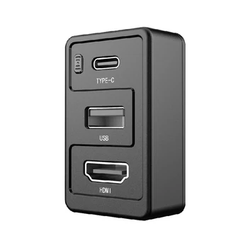 

Bluetooth Mini Portable Typec to HDMI Adapter Multifunctional Data Converter Digital Accessory 3x5x1.8cm UY8