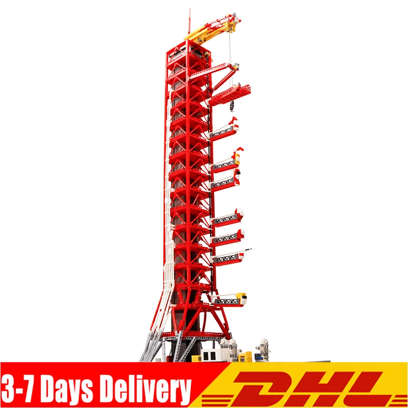 

DHL J79002 Apollo Saturn V Launch Umbilical Tower Space Shuttle Expedition Toys Model Building Blocks 21309 10231