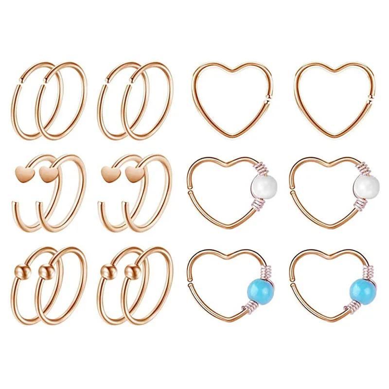 Серьги из нержавеющей стали хрявая спираль серьги Daith Rook ювелирные кольца для