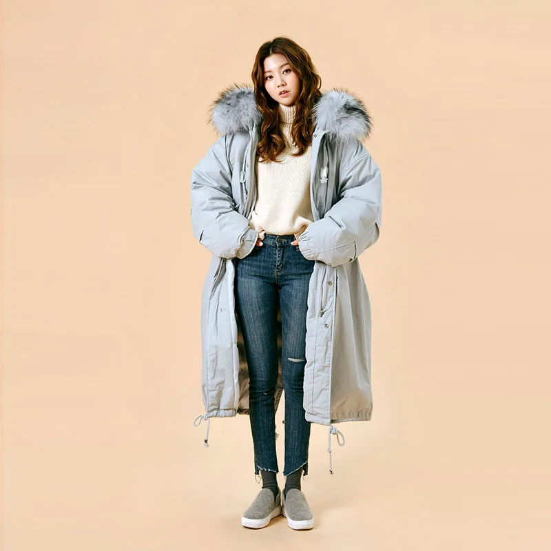 Новинка, зимняя женская куртка, средней длины, уплотненная, теплая, плюс размер, верхняя одежда, с капюшоном, ватное пальто, тонкая парка, хлопковая стеганая куртка, пальто - Цвет: Gray
