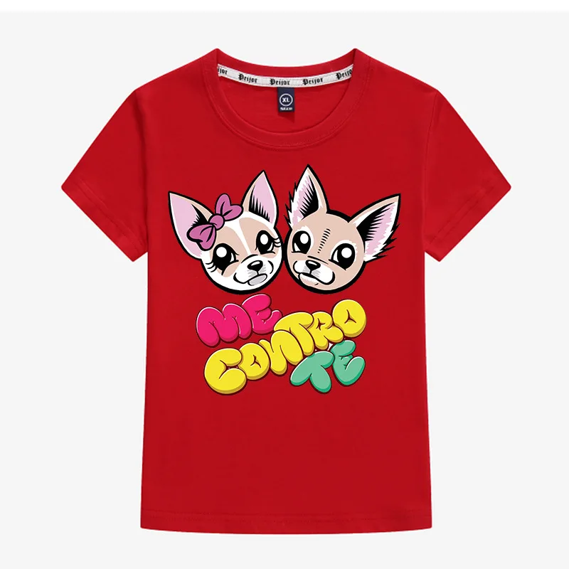 

ME CONTRO TE Cute Dogs Kids T shirt 3-12t Kids Girls Pullover Tee Baby kids Top designer clothes