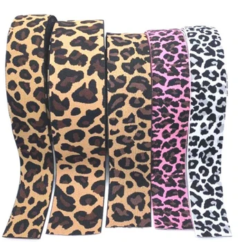 

2.5cm Rainbow Color Striped Colorful Elastic Band Webbing Waistband Stretchy Tape Clothing Accessories 1M