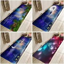 Творческий 3D напечатание рождественское коврик коврики для прихожей и коврики для Спальня Гостиная коврик для кухни, ванной, Противоскользящие коврики