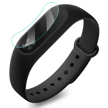 

2pcs/set Explosion Proof PET Protective Film For Xiaomi Miband 2 Smartwatch Screen Anti-impact Anti-explosion Film
