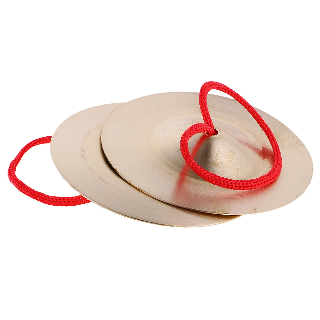 Small Percussion Copper Cymbal Musical Instrument Traditional Chinese Gong Kids Music Toy
