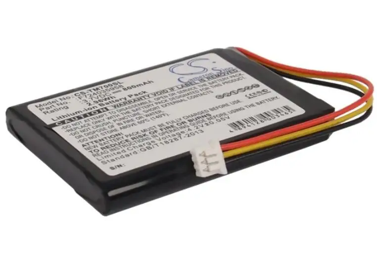 Cameron sino 800 мА/ч, Батарея см) для навигатора TOMTOM(один XL 325 F702019386 F724035958 gps, аккумулятор для навигатора