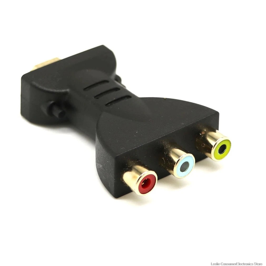 AV цифровой сигнал HDMI до 3 RCA аудио адаптер компонентный конвертер видео и аудио адаптер AV компонентный конвертер дропшиппинг Горячий