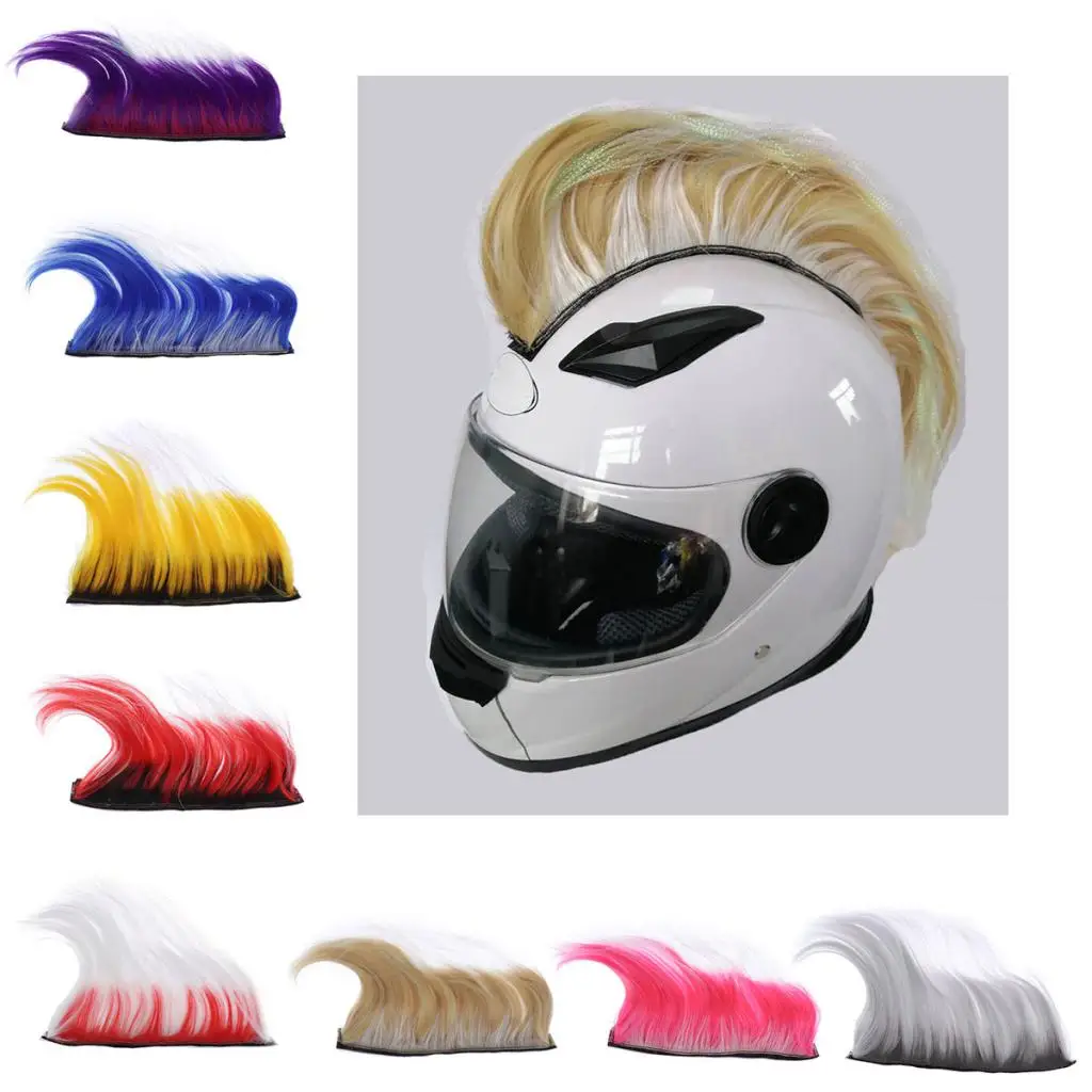 Global Featured Authentic Guaranteed BESPORTBLE Helmet Mohawk Wig