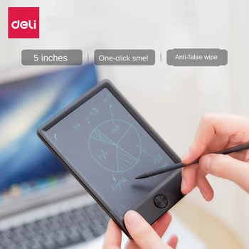 

LCD Writing Tablet Deli Electronic Notepad Drawing Graphics Handwriting Pad Board Electronic Writing Tablet Kids Gift LCDTablet