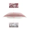 DISANGNI 100% Natural Mulberry Silk Pillowcase for Hair and Skin - Front in Pure Silk & Back in Breathable Lyocell Fiber, 1 Pack 3