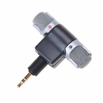 

Mini Jack Microphone Stereo Mic For Recording Mobile Phone Studio Interview Microphone For iPhone Android smartphone laptops PC