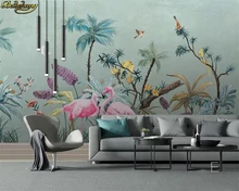 Special Price beibehang Custom 3d wallpaper murals medieval hand-painted tropical rainforest flowers and birds background wall papel de parede Special Price beibehang Custom 3d wallpaper murals medieval hand-painted tropical rainforest flowers and birds background wall papel de parede