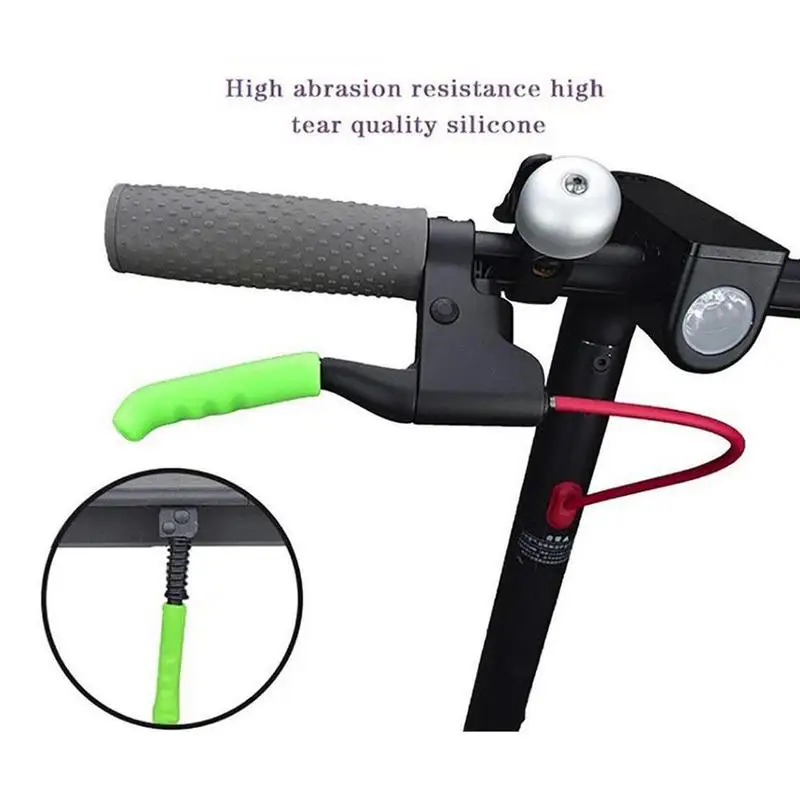 Для xiaomiScooter Тормозная крышка, аксессуары для ног, Тормозная ручка, протектор для скутера, силиконовая защитная крышка
