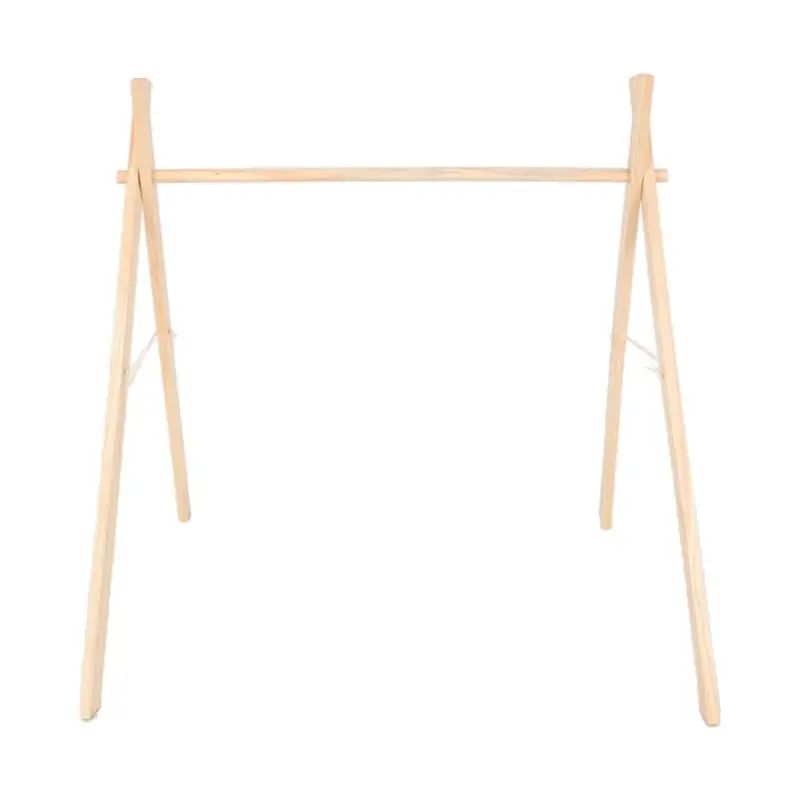 Buen valor Estante de madera sencillo nórdico para Fitness, decoraciones para habitación de niños, gimnasio, colgantes de actividades, Bar colgante, regalos para recién nacidos KjwneagM8yg