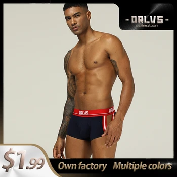 

Cotton Men Boxer Male Underwear Men Gay Men's Clothing Underpants Boxershort Breathable Cuecas Ropa Interior Panties OR196