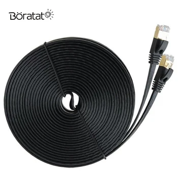 

Cat7 Ethernet Cable RJ45 Network Cable Lan Patch Cord 1/1.8/3/5/8/10/15/20/25/30/50m For Router Laptop Cable Ethernet
