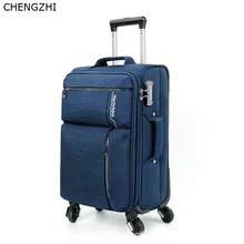 CHENGZHI, ткань Оксфорд, деловой костюм для путешествий, чехол, 20 дюймов, чехол на колесиках, 24 дюйма, чемодан на колесиках