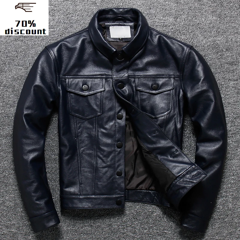 

2020 New Men's Leather Jacket Men Genuine sheepskin pilot jacket coat men with Removable sheepskin coat winter and spring