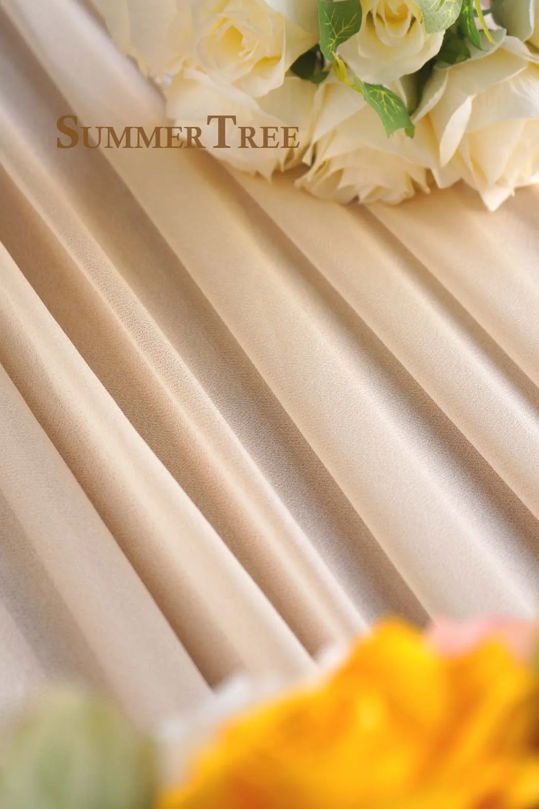 Wedding Arch Drape 29" Wide 6.5 Yards Chiffon Fabric Draping Curtain Drapery Ceremony Reception Swag 