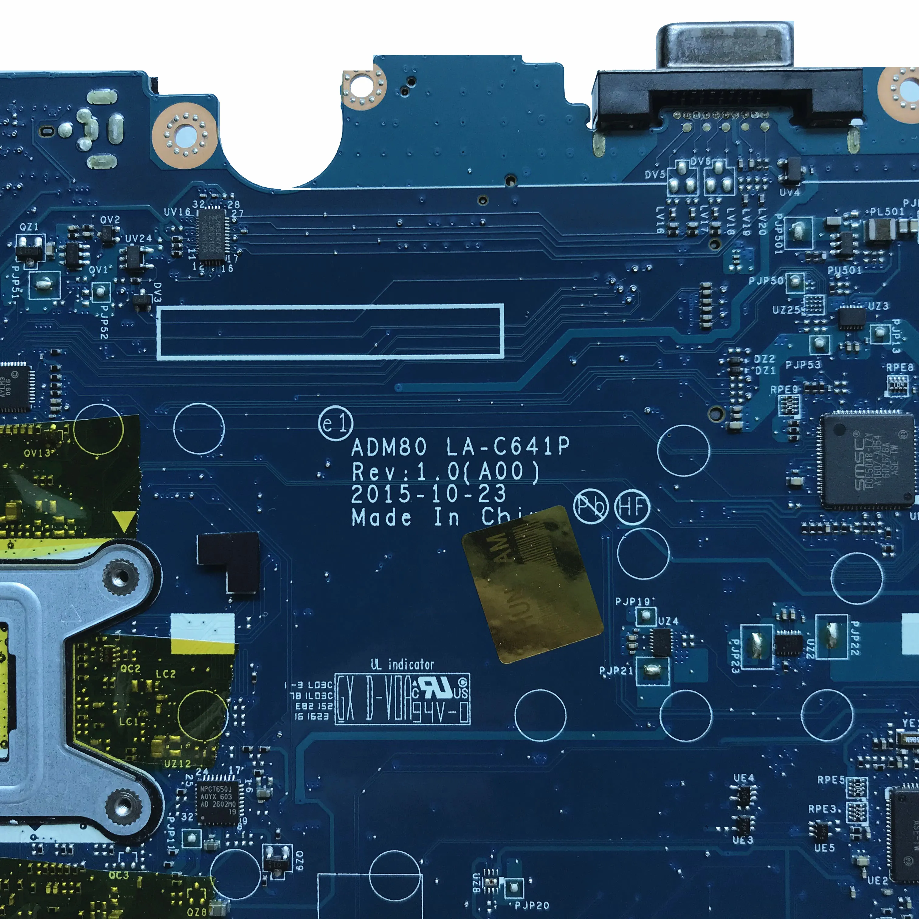 CN-0MJJCK 0MJJCK для Dell Latitude E5570 Материнская плата ноутбука с SR2EU i3-6100U cpu ADM80 LA-C641P DDR4 MB тестирование Быстрая