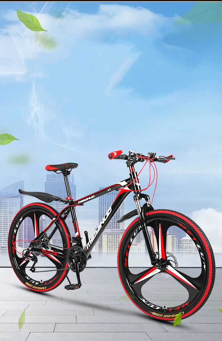 Mountain bicycle Carbon Steel Frame 26 inch Wheel 21/24/27 speed cross country bike bikes student bmx Road Racing Speed Bike
