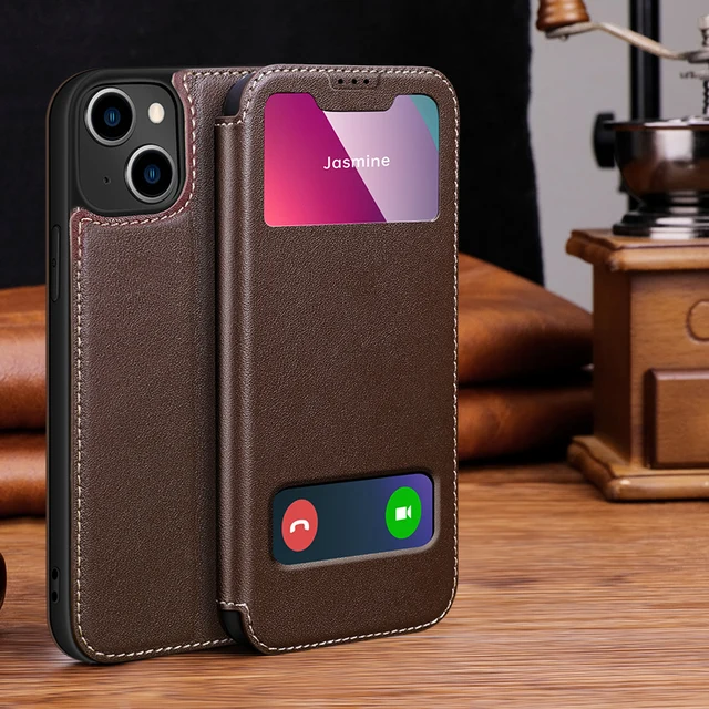 X-Level Book Leather Flip Cases For iPhone 14 Plus 13 Pro Max Ultra Thin  Business Leather Funda Cover Case - AliExpress