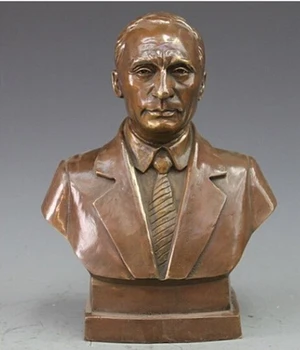 

---516+++Bronze Copper carving statue Vladimir Putin Bust Figurine Art Sculpture