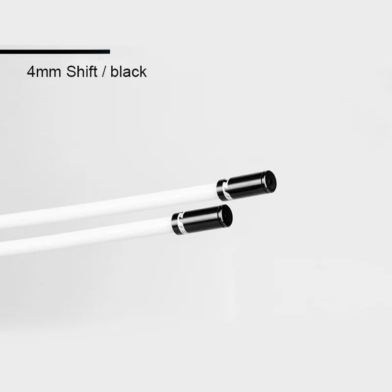 Высокое качество, 2 шт., CNC тормозной кабель, колпачок, велосипедный кабель переключения, наконечники для MTB, дорожный велосипедный переключатель, тормозной кабель, корпус, Торцевая крышка - Цвет: 4mm-Black