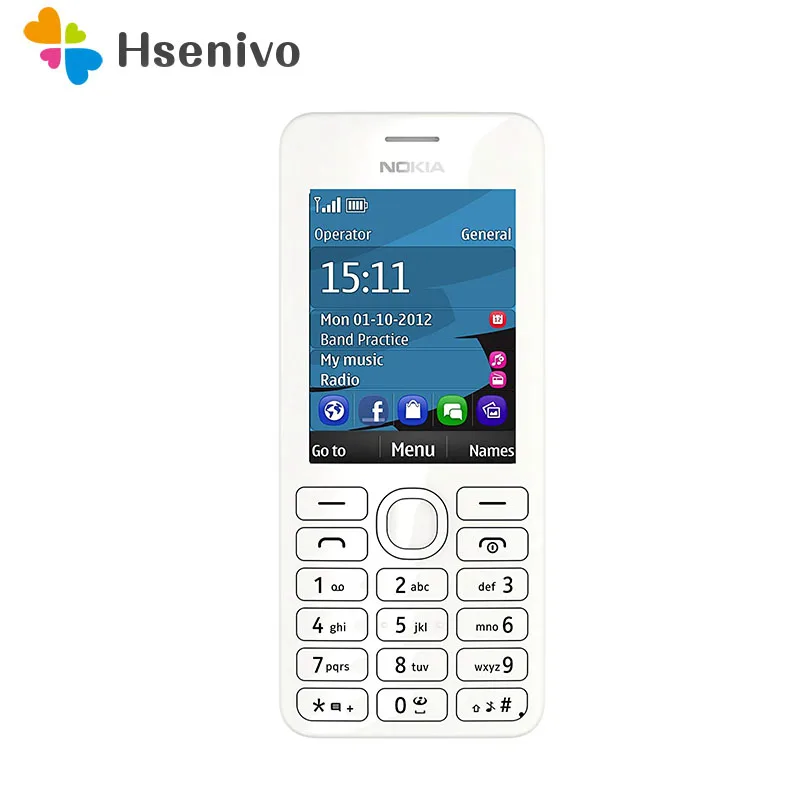 Nokia 2060 Восстановленный-оригинальный 206 2G GSM 1.3MP 1100mAh Восстановленный | Мобильные