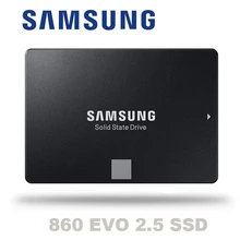 SAMSUNG компьютер ноутбук Настольный Ноутбук сервер 2,5 860 EVO 860EVO 250G 500GB 1T 2,5 SATA3 SSD Внутренний твердотельный Накопитель SSD