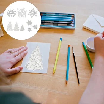 

9Pcs Christmas Moulds Carbon Steel Cutting Dies Christmas Metal Stencils for DIY