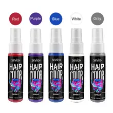 Одноразовые Волосы цветной спрей краска для волос легко носить с собой краска для волос DIY Прическа для Хэллоуина Маскарад 30 мл Новинка