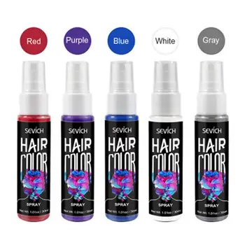 

Disposable Hair Color Spray Hair Dye Easy To Carry Hair Dye DIY Hairstyle For Halloween Masquerade 30ML New