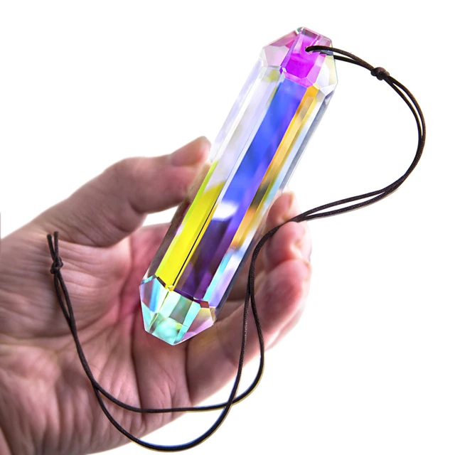 H&D 120 Mm Ab-Colors Crystal Prizms Suncatcher Rainbow Maker Függő Cseppek Medál Az Ablak Csillár Alkatrészek Diy Otthoni Dekoráció - Image 5