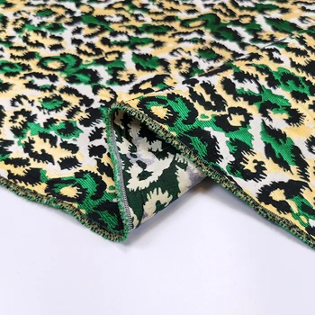 

leopard 3d elegant jacquard clothing fabric autumn and winter windbreaker suit big imported suit fabric for patchwork