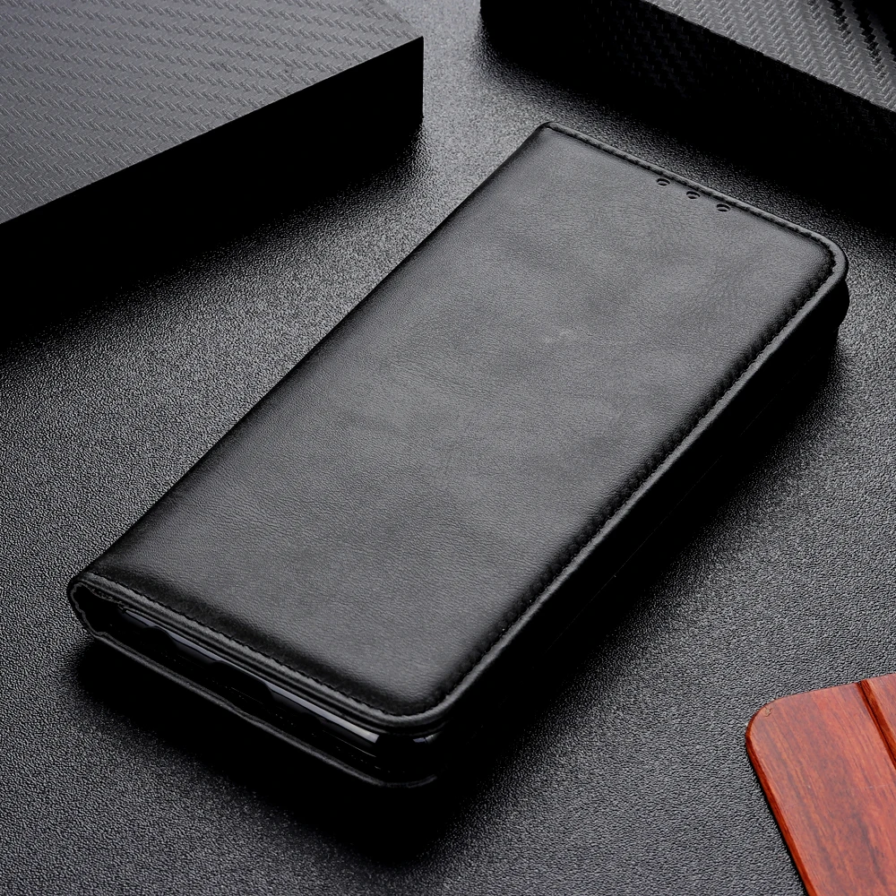 Phone Case for Xiaomi Poco F2 Pro Cover Luxury Cowhide Leather Magnetic Filp Pocophone X2 Redmi K30 Ultra | Мобильные телефоны и