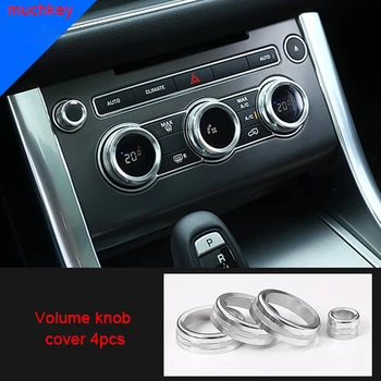 

For Land Rover Range Rover Administration 2013-2019 chrome Volume knob cover 4pcs