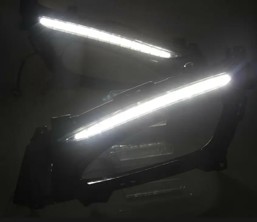 2 шт./компл. DRL Для Kia Optima K5 2011 2012 2013 Светодиодный дневной ходовой фонарь для вождения противотуманных фар