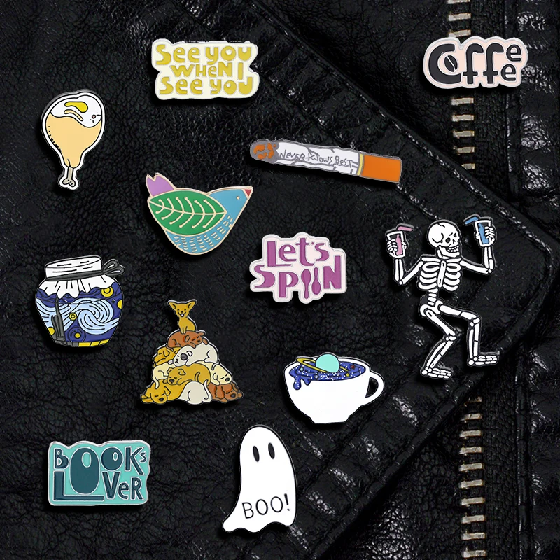 

Модная сигарета креативная масляная капля фотобулавка джинсовая сумка подарок для друзей мужчины женщины Модное украшение для одежды