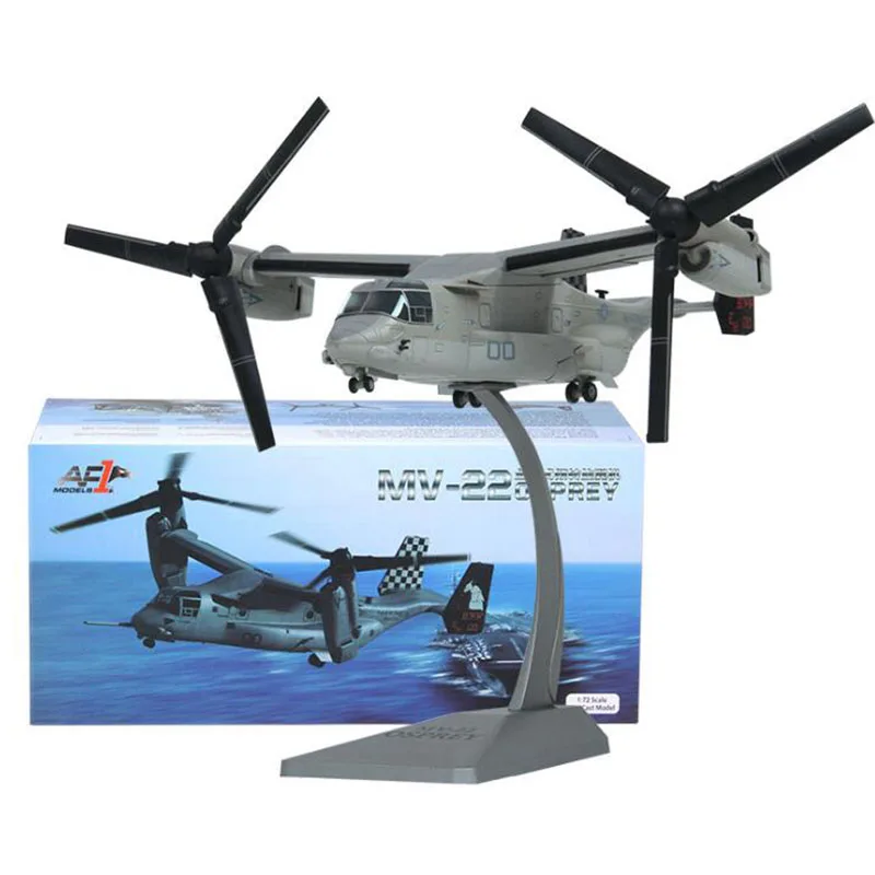 1/72 весы Темно-Синяя армия Морпехи V-22 Boeing Bell Osprey вертолет ВВС самолет модели игрушки для демонстрации коллекции