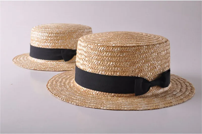 Летние плоские шляпы от солнца для женщин дети Chapeau Feminino соломенная шляпа Панама Стиль Кепка pelli сторона с крутой шляпой Пляжный набор игрушек для детей Кепка для девочек