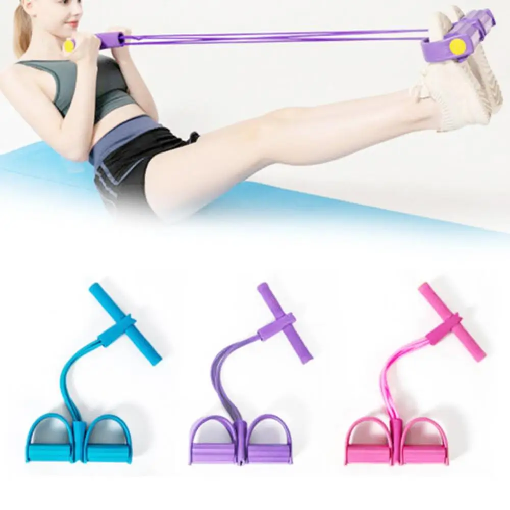 

Women Men Multi-Function Tension Rope Fitness Pedal Exerciser Rope Pull Bands Resistance Elastic Pull Ropes Exercise Bands