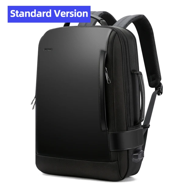 Zaino da uomo BOPAI zaino per Laptop da 15.6 pollici Mochila espandibile  nero per uomo zaini in Nylon da viaggio per uomo con ricarica USB|leather  backpack|leather backpack for menbackpack for men - AliExpress