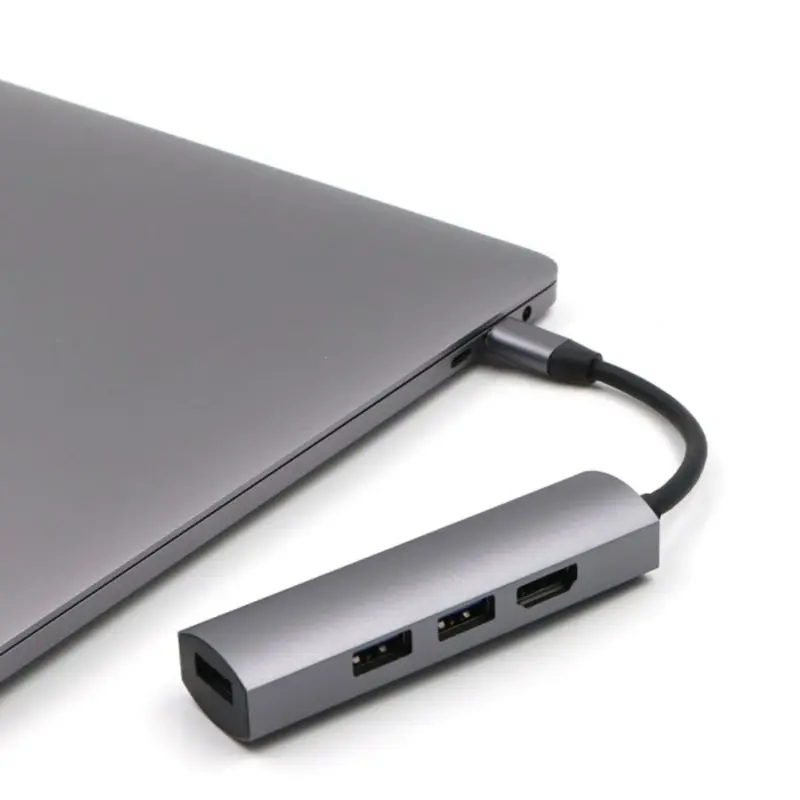 USB 3,1 type-C к USB 3,0 сплиттер кабель Шнур ноутбук планшет 3 порта концентратор Компьютерные аксессуары с 4K конвертер для HDMI