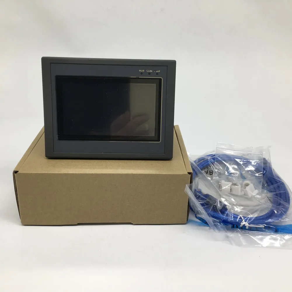 Встроенный контроллер HMI + PLC 4 3 дюйма сенсорная панель выход транзистора DC24V