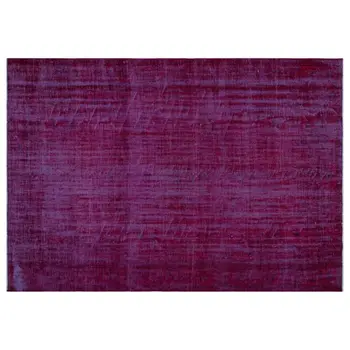 

Handmade Fuchsia Vintage Overdyed Turkish Area Rug 189x272 Cm-6'2''X8'11''