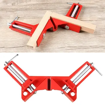 

Hot 1PC Rugged 90 Degree Right Angle Clamp DIY Corner Clamps Quick Fixed Fishtank Glass Wood Picture Frame Woodwork Right Angle