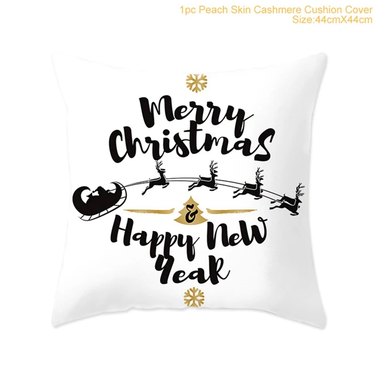 FENGRISE Merry Christmas чехол для подушки рождественские украшения Navidad рождественские украшения для дома счастливый год Рождество - Цвет: Xmas Pillow case 19