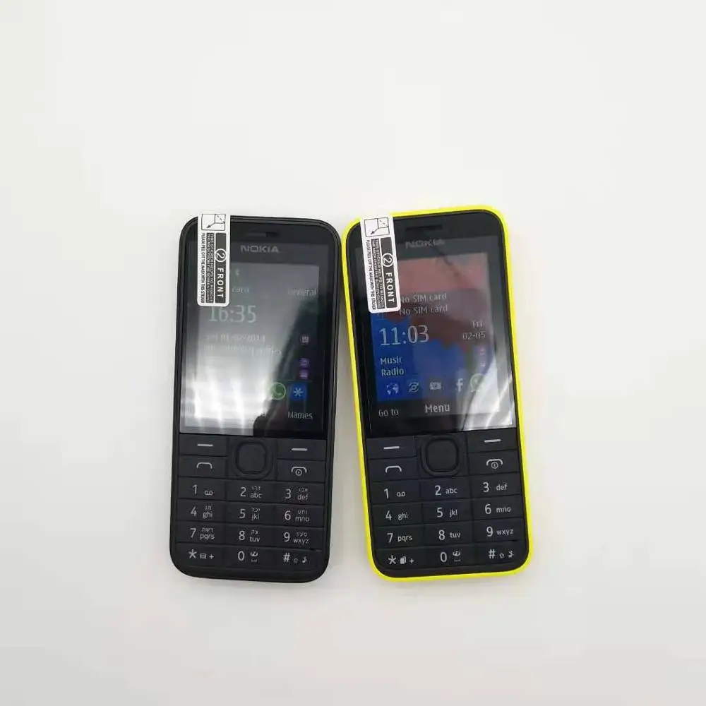  Original NOKIA 208 Single Sim Version Phone GSM Good Quality Unlocked Refurbished Mobile Phone Hebr