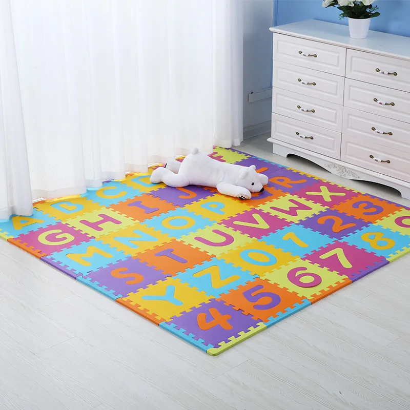 

Week Eight Cartoon with Numbers Lettered Baby Creeping Mat Jigsaw Puzzle Thick Infant Child Climbing Pad Joint Foam Floor Pad